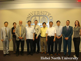 Professor Zhong Guangming From American UTHSCSA and Dr. Fan Huizhou From Rutgers University were Invited To HBNU For Academic Exchange Activities.